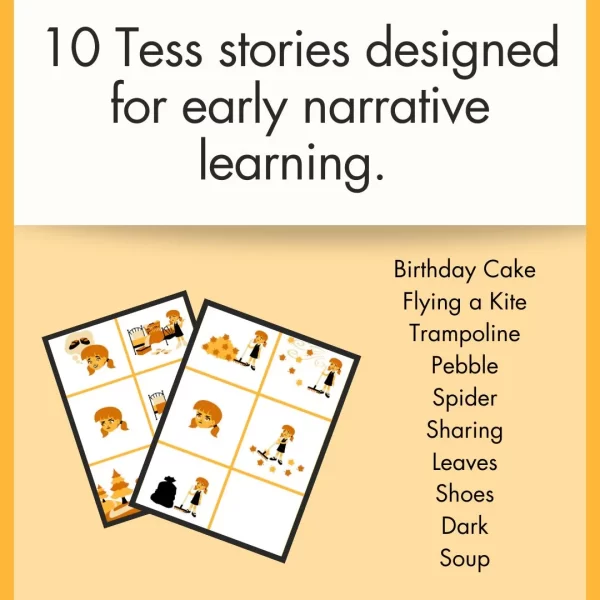 Simple Tales Series - 10 Illustrated 5 Element Stories with Tess Character - Image 3