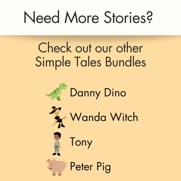 Simple Tales Series - 10 Illustrated 5 Element Stories with Tess Character - Image 7